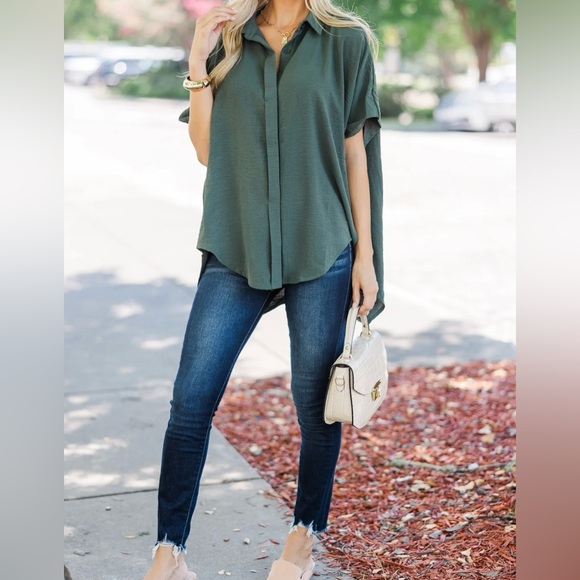 Button Down Blouse - Picture 2 of 8